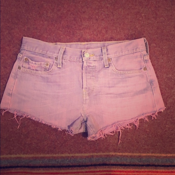 Levi's Pants - Levi’s Lavender jean shorts